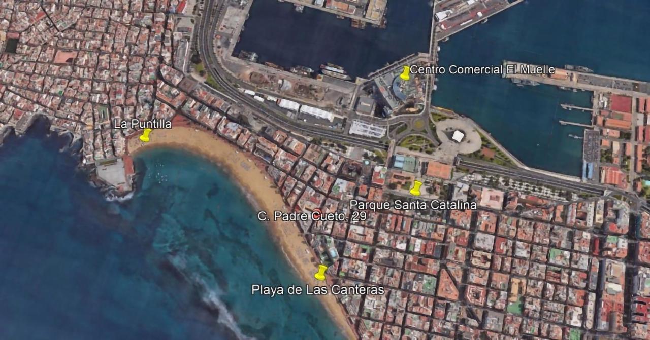 Flatguest Blue Sea - Canteras Beach - Balcony Лас-Пальмас-де-Гран-Канария Экстерьер фото