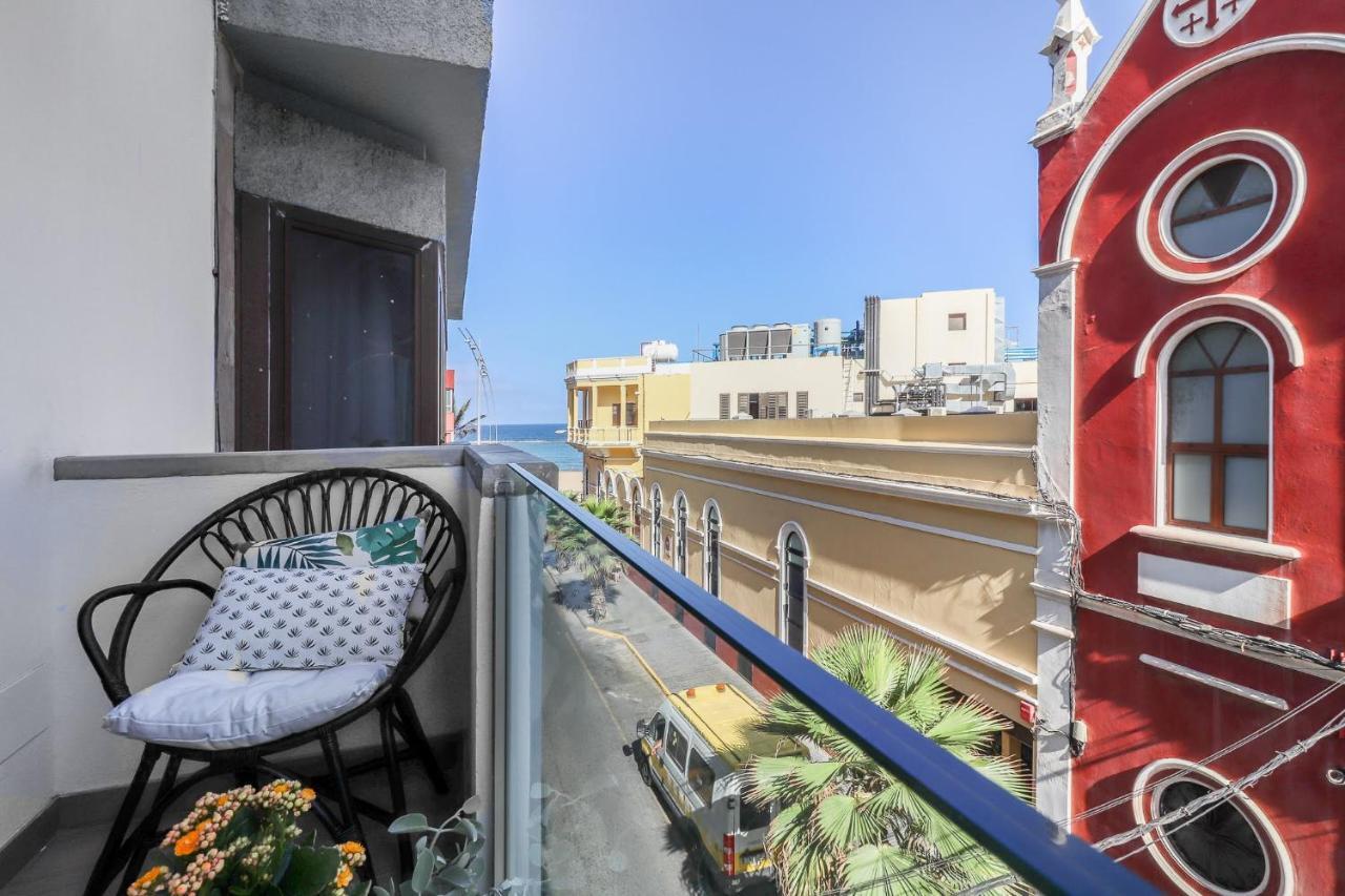 Flatguest Blue Sea - Canteras Beach - Balcony Лас-Пальмас-де-Гран-Канария Экстерьер фото